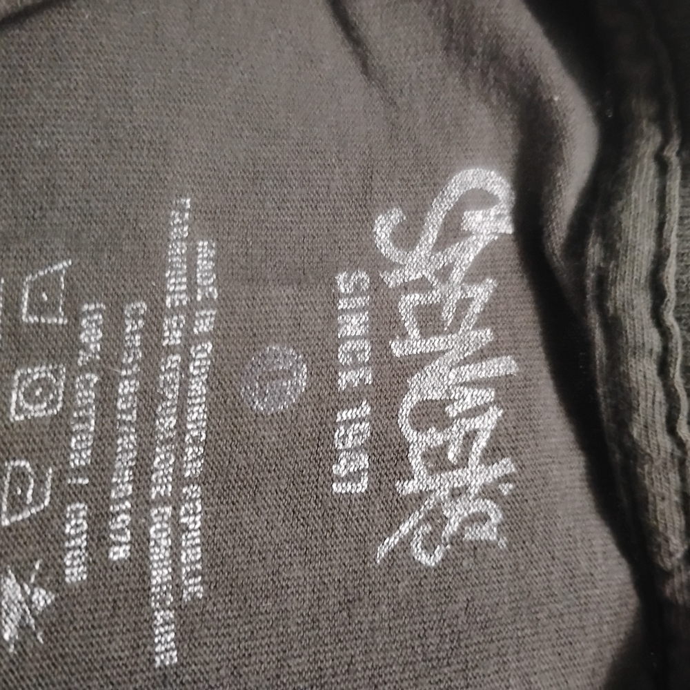 Spencer's Black Short Sleeve Tee with Silver Logo
